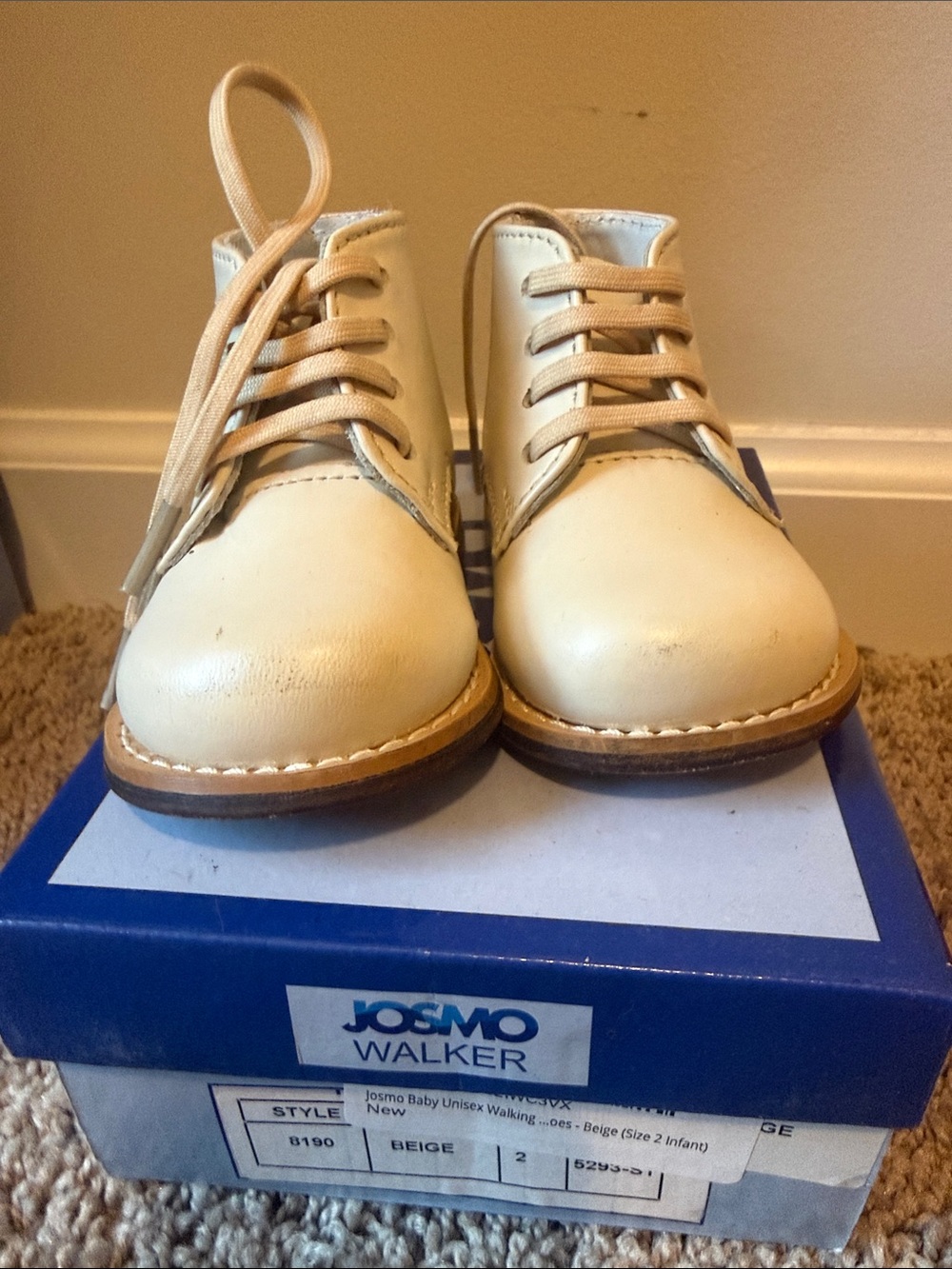 Josmo Begie  Lace-Up Walker Shoes for Kids